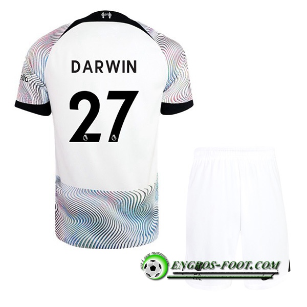 Maillot de Foot Liverpool (DARWIN #27) Enfants Exterieur 2022/2023