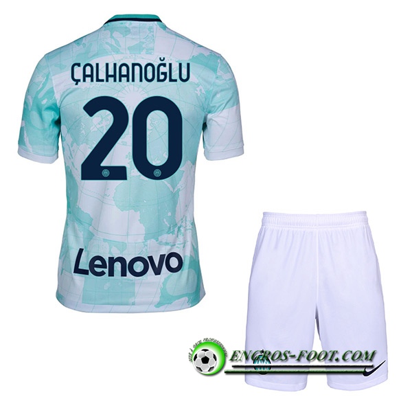 Maillot de Foot Inter Milan (ÇALHANOGLU #20) Enfants Exterieur 2022/2023