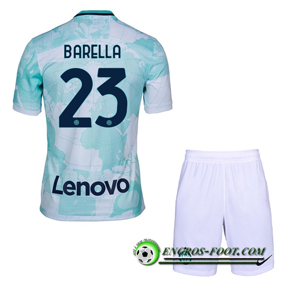 Maillot de Foot Inter Milan (BARELLA #23) Enfants Exterieur 2022/2023