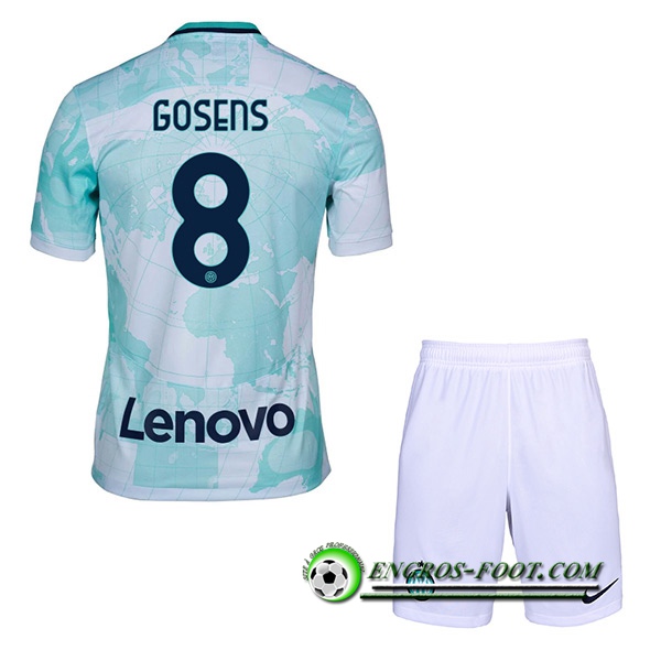 Maillot de Foot Inter Milan (GOSENS #8) Enfants Exterieur 2022/2023