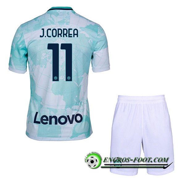 Maillot de Foot Inter Milan (J.CORREA #11) Enfants Exterieur 2022/2023