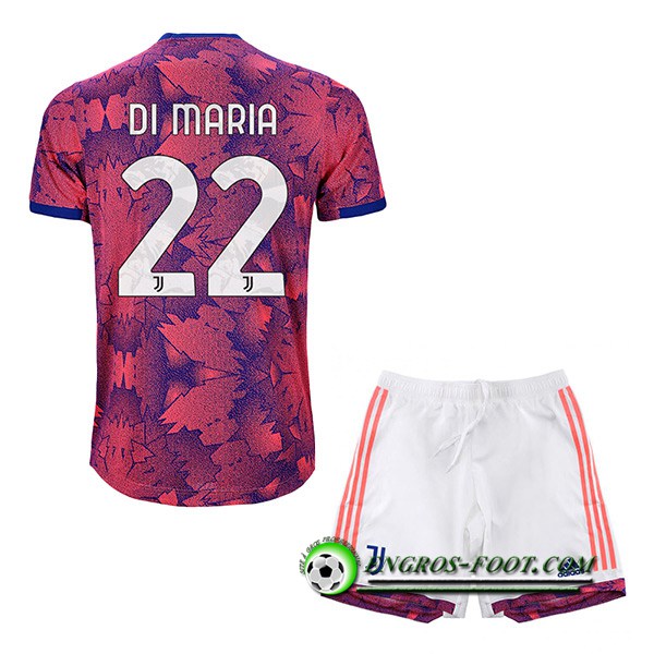 Maillot de Foot Juventus (DI MARIA #22) Enfants Third 2022/2023