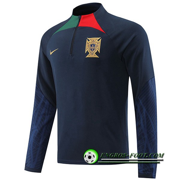 Sweatshirt Training Portugal Bleu Marin 2022/2023