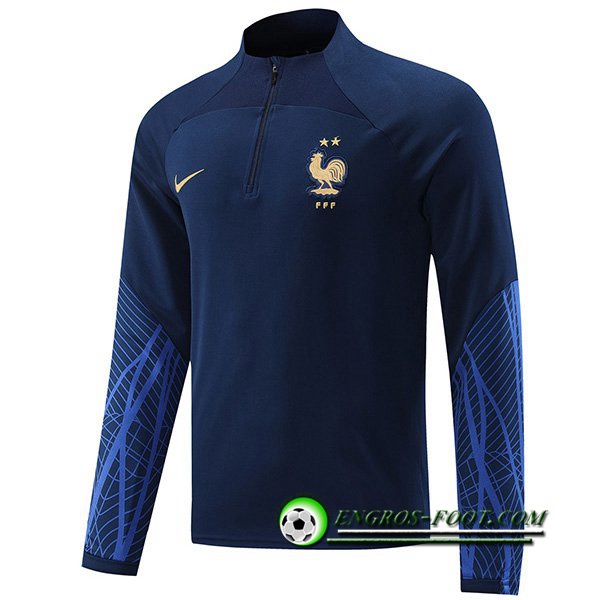 Sweatshirt Training France Bleu Marins 2022/2023
