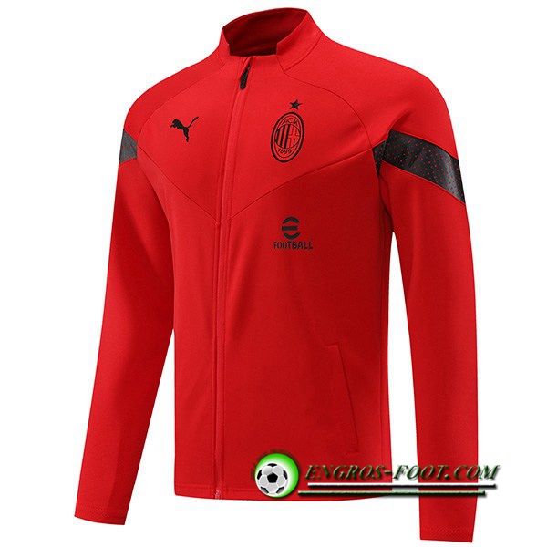 Veste Foot Milan AC Rouge 2022/2023