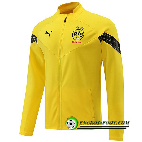 Veste Foot Dortmund BVB Jaune 2022/2023