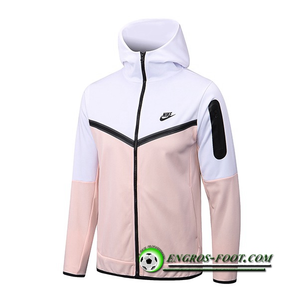 Veste A Capuche NIKE Rose/Blanc 2022/2023