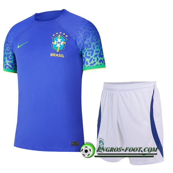 Ensemble Maillot Foot Brésil Exterieur + Short 2022/2023