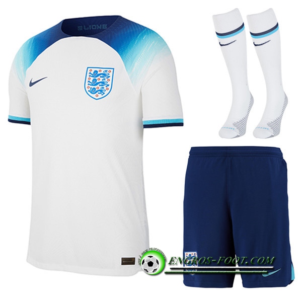 Ensemble Maillot Foot Angleterre Domicile (Short + Chaussettes) 2022/2023