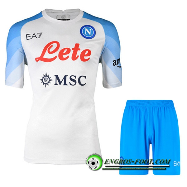 Ensemble Maillot Foot SSC Naples Exterieur + Short 2022/2023