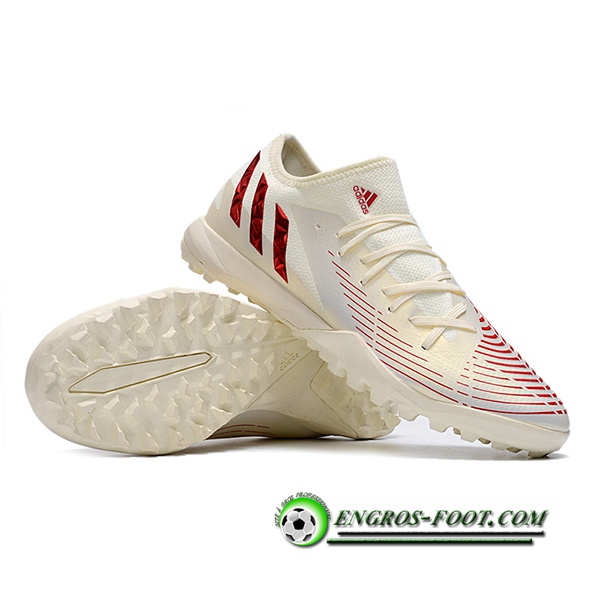 Adidas Chaussures de Foot Predator Edge.3 Low Blanc