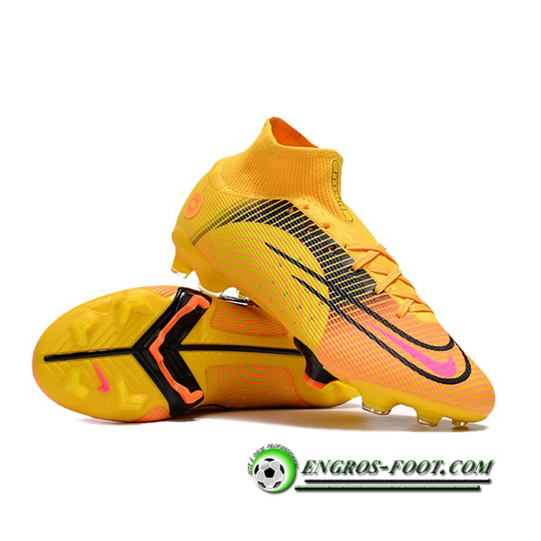 Nike Chaussures de Foot Mercurial 14 High Gang FG Orange