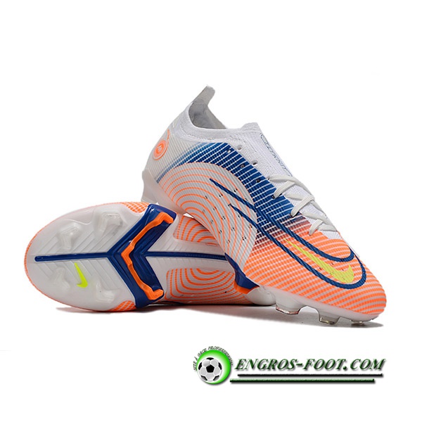 Nike Chaussures de Foot Mercurial 14 Low Gang FG Blanc/Rose