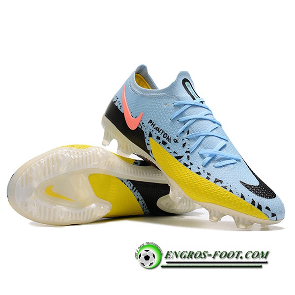 Nike Chaussures de Foot Phantom GT2 Elite FG Bleu Clair