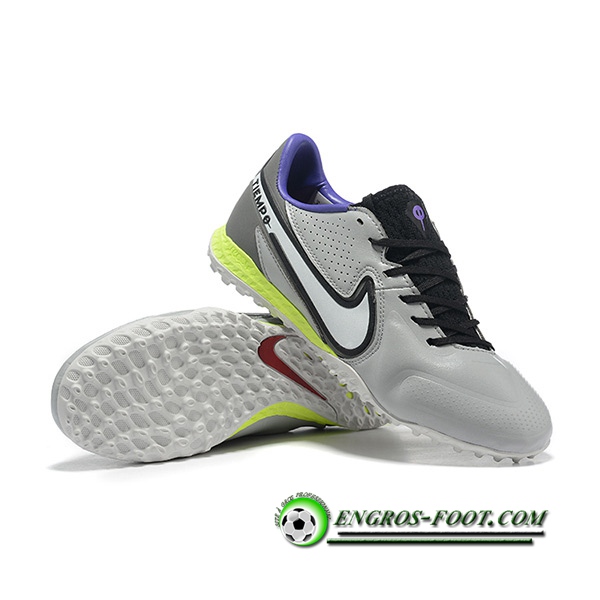 Nike Chaussures de Foot Tiempo Legend 9TF Gris