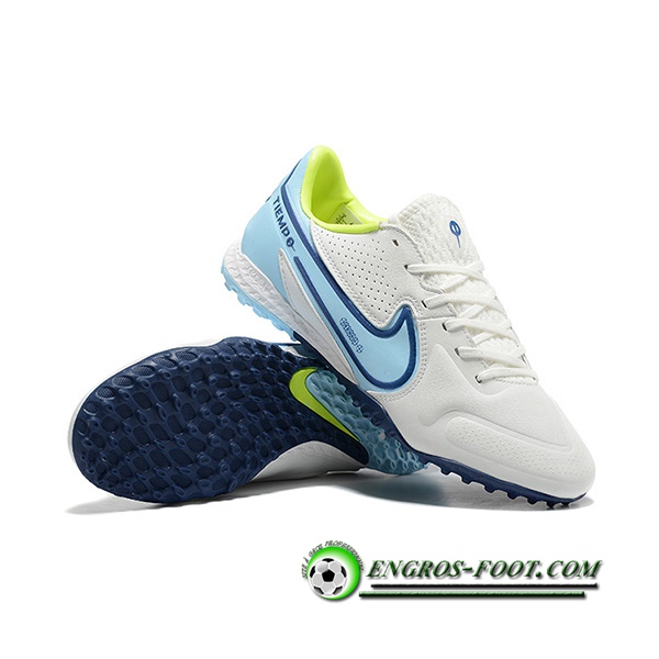 Nike Chaussures de Foot Tiempo Legend 9TF Blanc