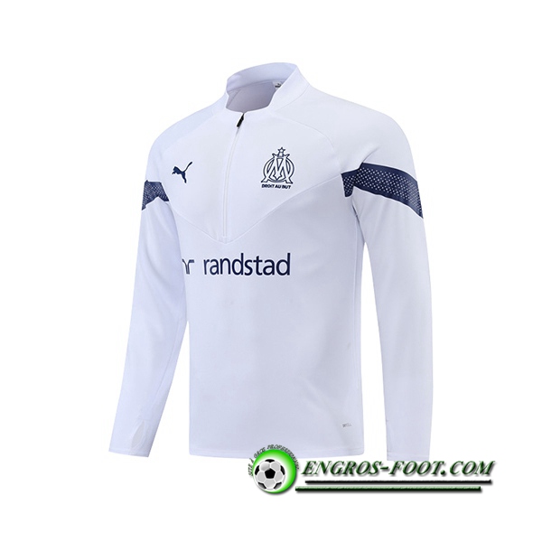 Sweatshirt Training Marseille Blanc 2022/2023