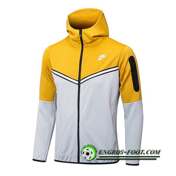 Veste A Capuche Nike Gris/Jaune 2022/2023