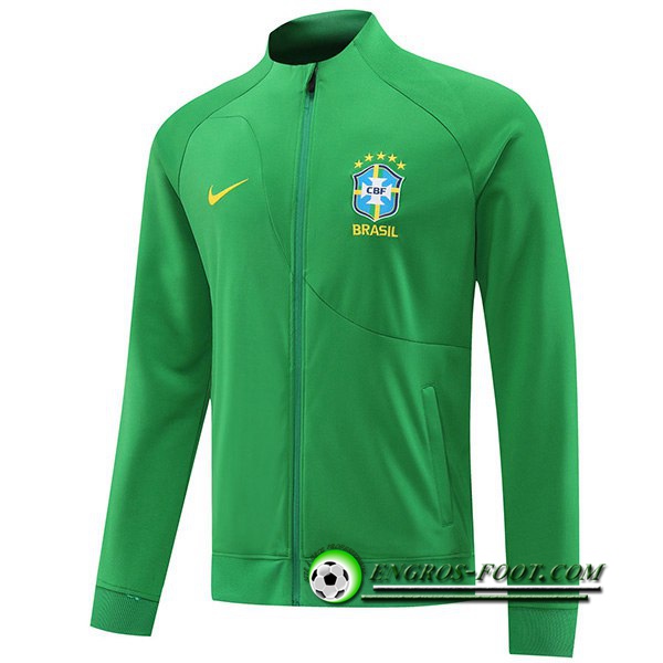 Veste Foot Bresil Vert 2022/2023