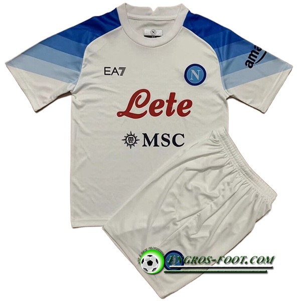 Nouveau Maillot de Foot SSC Naples Enfant Exterieur 2022/2023