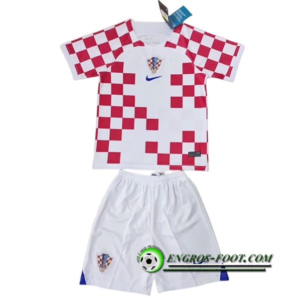 Nouveau Maillot de Foot Croatie Enfant Domicile 2022/2023