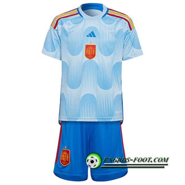 Nouveau Maillot de Foot Espagne Enfant Exterieur 2022/2023