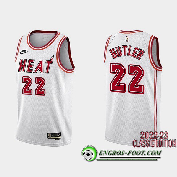 Maillot Miami Heat (BUTLER #22) 2022/23 Blanc