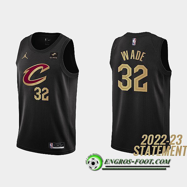 Maillot Cleveland Cavaliers (WADE #32) 2022/23 Noir