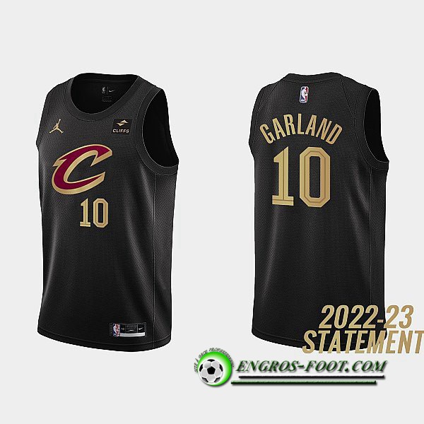 Maillot Cleveland Cavaliers (GARLAND #10) 2022/23 Noir