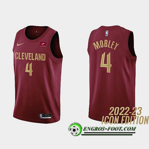 Maillot Cleveland Cavaliers (MOBLEY #4) 2022/23 Rouge Foncé