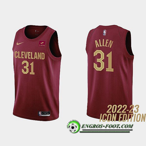 Maillot Cleveland Cavaliers (ALLEN #31) 2022/23 Rouge Foncé