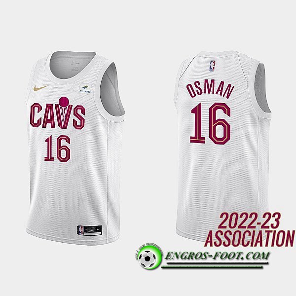 Maillot Cleveland Cavaliers (OSMAN #16) 2022/23 Blanc