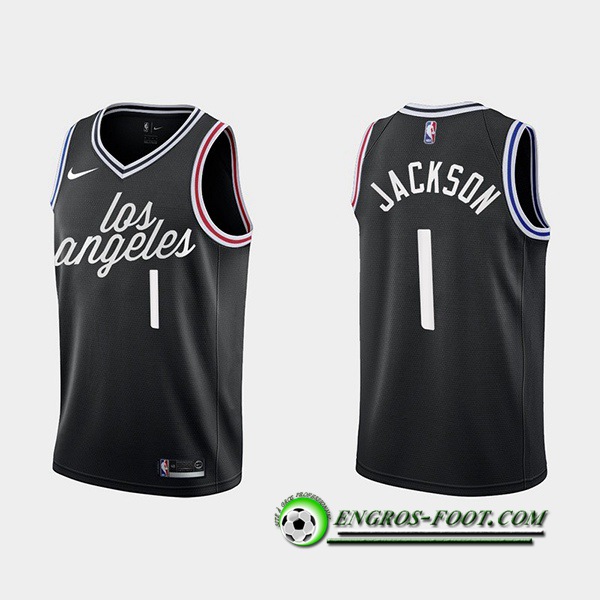 Maillot Los Angeles Clippers (JACKSON #1) 2022/23 Noir