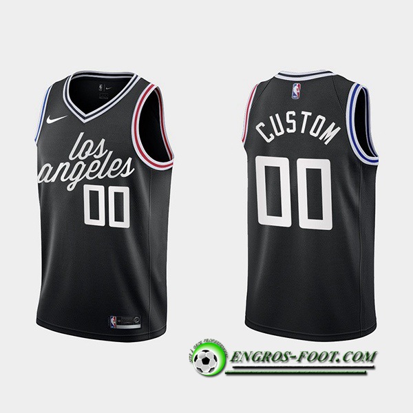 Maillot Los Angeles Clippers (CUSTOM #00) 2022/23 Noir