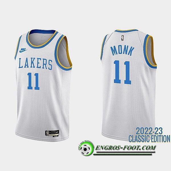 Maillot Los Angeles Lakers (MONK #11) 2022/23 Blanc