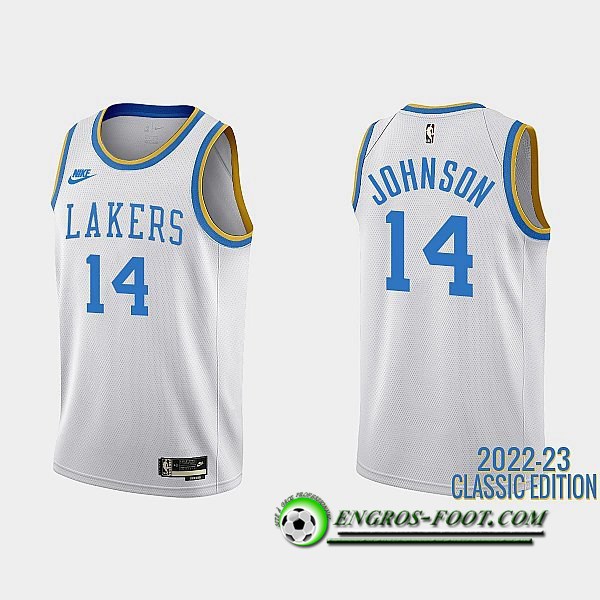 Maillot Los Angeles Lakers (JOHNSON #14) 2022/23 Blanc