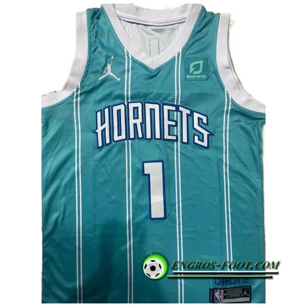 Maillot Charlotte Hornets (BALL #1) 2022/23 Bleu Clair