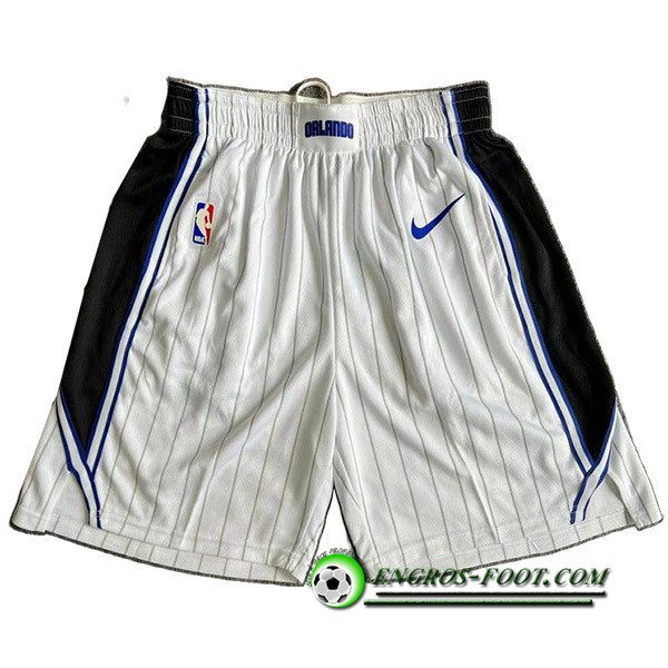 Shorts NBA Orlando Magic Blanc