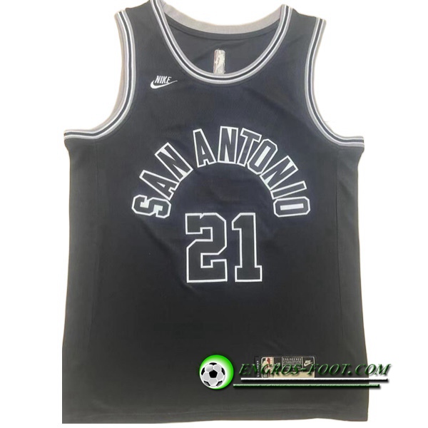 Maillot San Antonio Spurs (DUNCAN #21) 2022/23 Noir