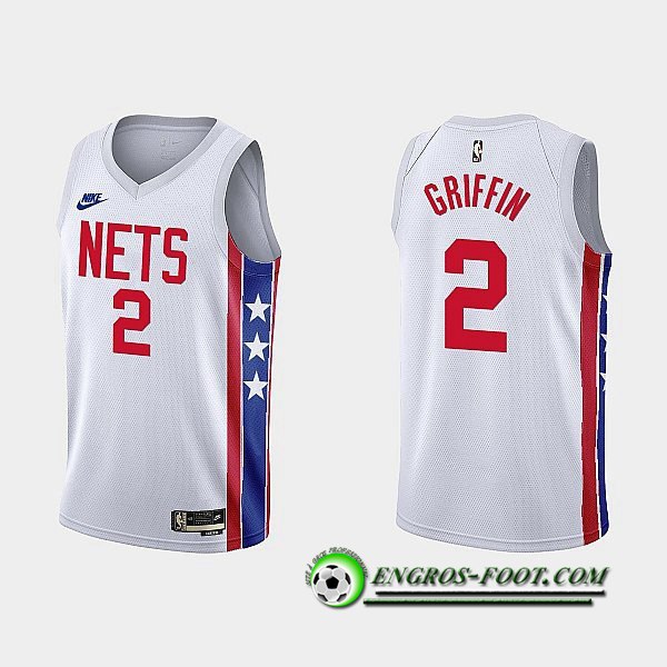 Maillot Brooklyn Nets (GRIFFIN #2) 2022/23 Blanc