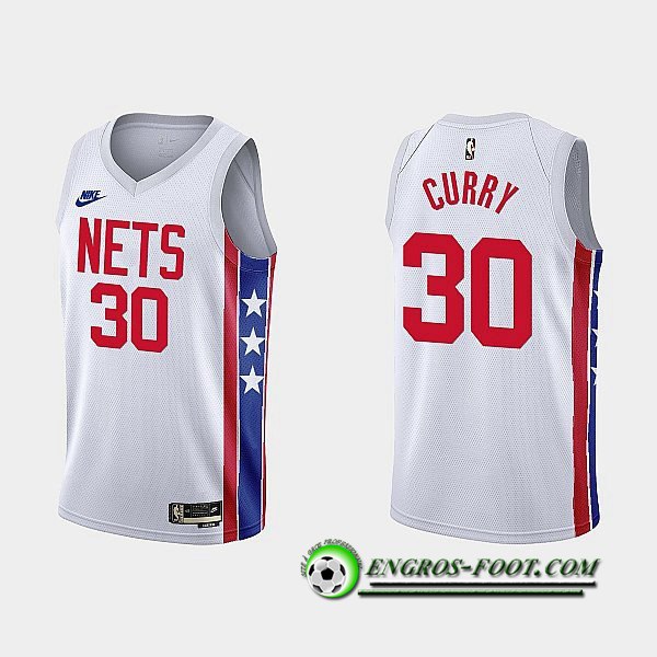 Maillot Brooklyn Nets (CURRY #30) 2022/23 Blanc