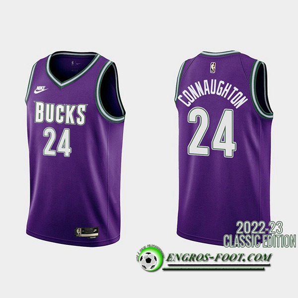 Maillot Brooklyn Nets (CONNAUGHTON #24) 2022/23 Pourpre