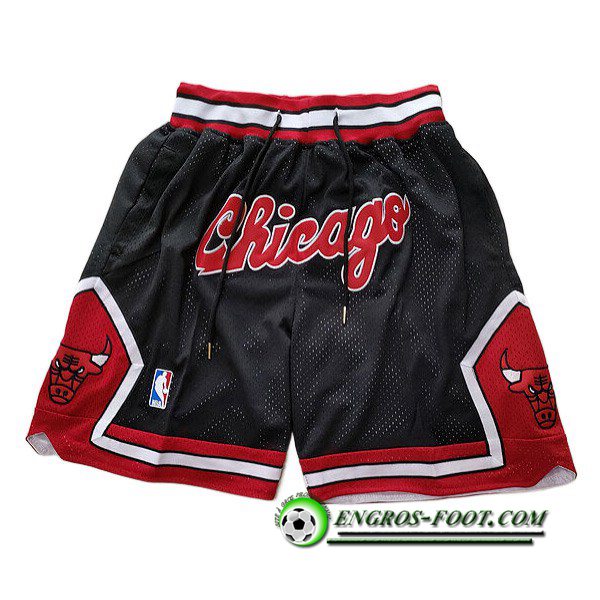 Shorts NBA Chicago Bulls Noir