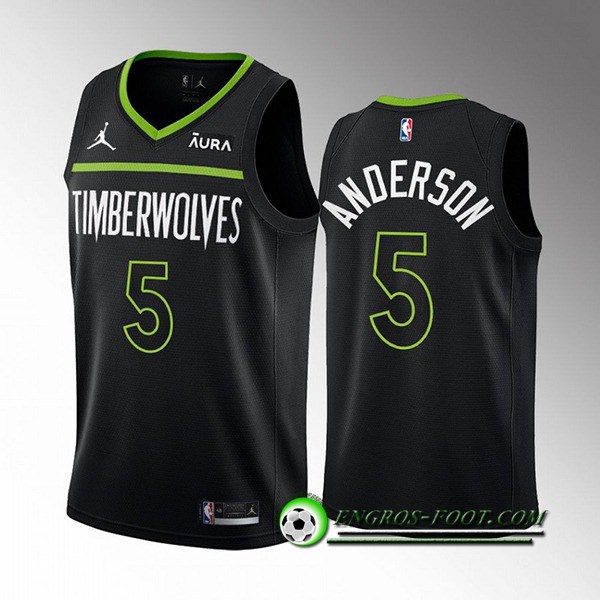 Maillot Minnesota Timberwolves (ANDERSON #5) 2022/23 Noir