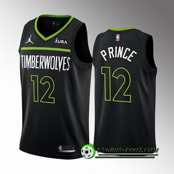 Maillot Minnesota Timberwolves (PRINCE #12) 2022/23 Noir