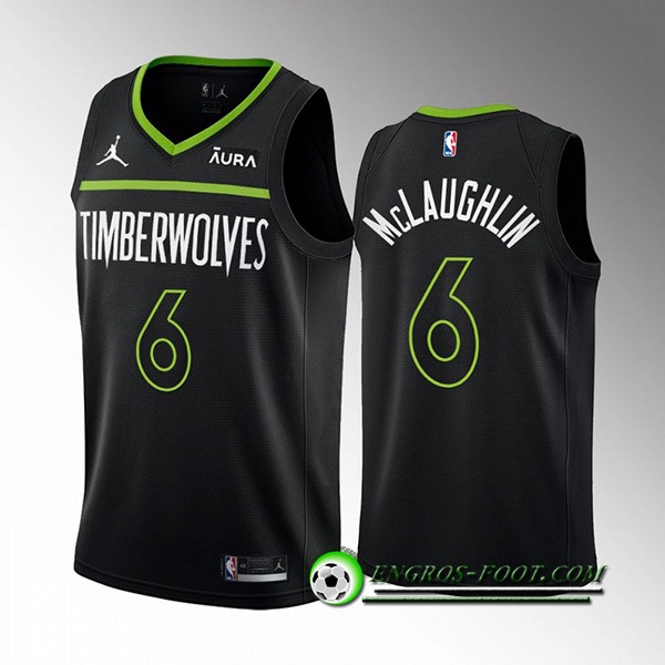 Maillot Minnesota Timberwolves (McLAUGHLIN #6) 2022/23 Noir