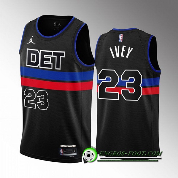 Maillot Detroit Pistons (IVEY #23) 2022/23 Noir