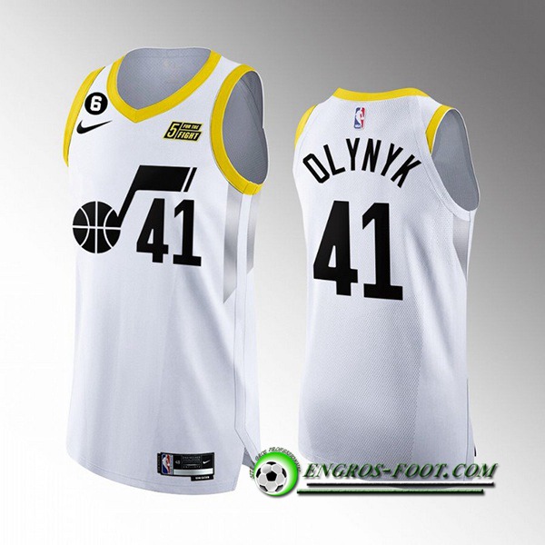 Maillot Utah Jazz (OLYNYK #41) 2022/23 Blanc