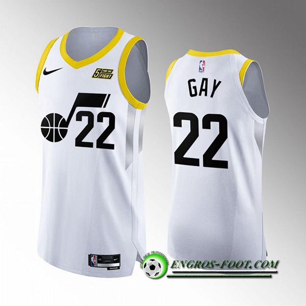 Maillot Utah Jazz (GAY #22) 2022/23 Blanc