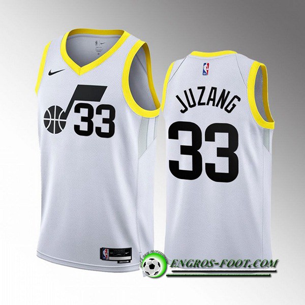 Maillot Utah Jazz (JUZANG #33) 2022/23 Blanc